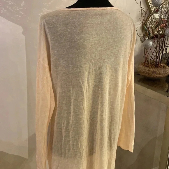 Eileen Fisher peach 🍑 sweater size M - Picture 4 of 6